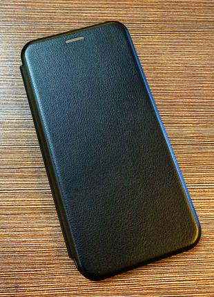 Чехол-книжка на телефон Xiaomi Redmi 8 черного цвета