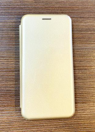 Чехол-книжка на телефон Xiaomi Redmi 7А золотистого цвета