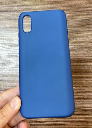 Оригинальный чехол Silicone Case на телефон Xiaomi Redmi 9A си...