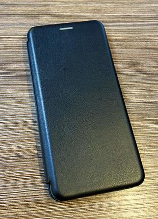 Чехол-книжка на телефон Xiaomi Redmi 9C черного цвета