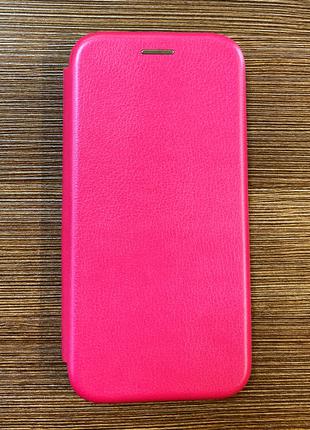 Чехол-книжка на телефон Huawei Y5 2019 года розового цвета