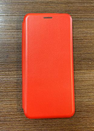 Чехол-книжка на телефон Honor 8A красного цвета