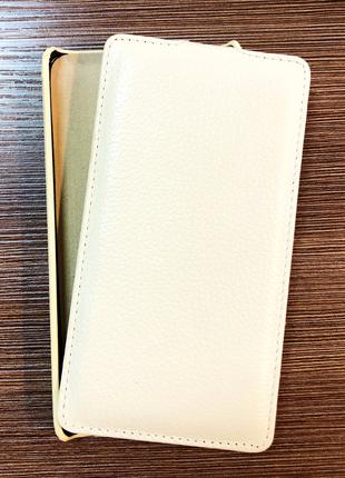 Чехол-книжка на телефон Lenovo S860 белого цвета