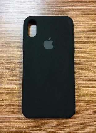 Чехол-накладка Sicone Case на телефон iPhone X чёрного цвета