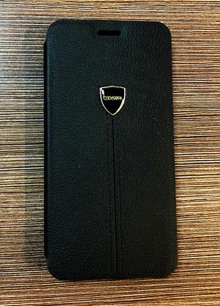 Чехол-книжка на телефон Samsung J530, J5 2017 черного цвета