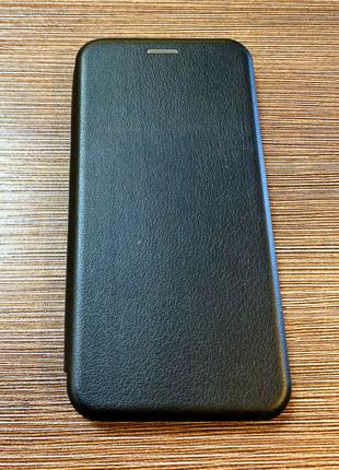 Чехол-книжка на телефон Xiaomi Redmi Note 8 черного цвета