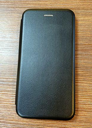 Чехол-книжка на телефон Xiaomi Redmi Note 7 черного цвета