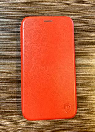 Чехол-книжка на телефон Samsung J700 2015 года, J7 Neo красног...