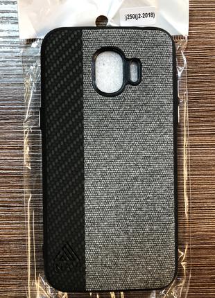 Чехол-накладка INAVI на телефон Samsung J2 2018, J250F черно-с...