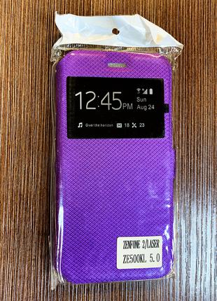 Чехол-книжка на телефон Asus Zenfone 2 Laser ZE500KL фиолетово...
