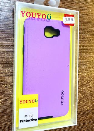 Силиконовый чехол на Samsung J5 Prime, G570F фиолетового цвета