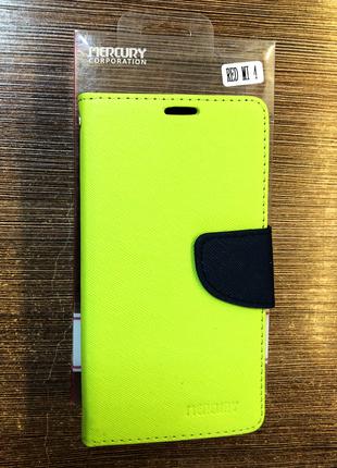Чехол-книжка на телефон Xiaomi МІ 4 зеленого цвета