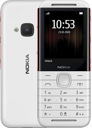 Телефон Nokia 5310 DUOS красно-белого цвета