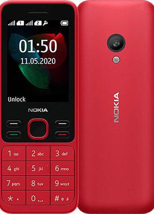 Телефон Nokia 150 DUOS червоного кольору