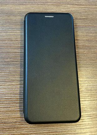 Чехол-книжка на телефон Xiaomi Redmi 9 черного цвета