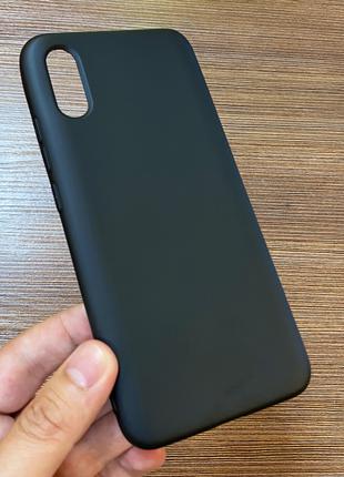Оригинальный чехол Silicone Case на телефон Xiaomi Redmi 9A че...