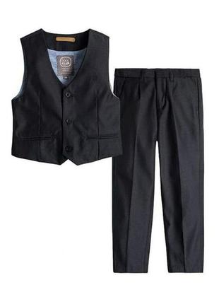 Нарядный костюм комплект брюки + жилет cool club 98 и 104 см