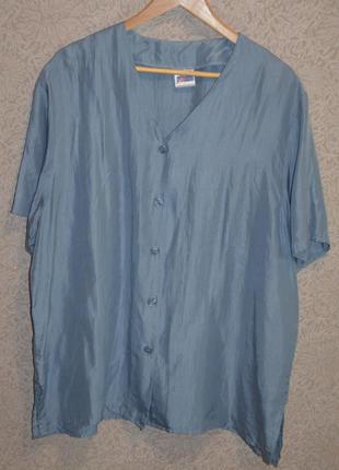 Шелковая блузка exira 20-22 paзм