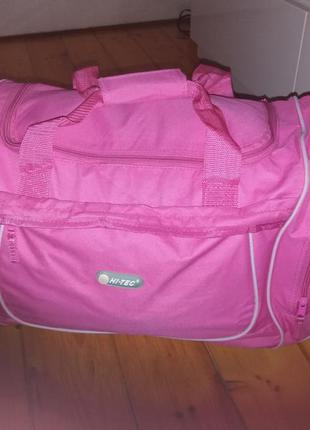 Спортивная сумка hi-tec красивый яркий розовый цвет