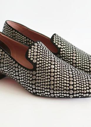 Замшевые туфли-лоферы albano