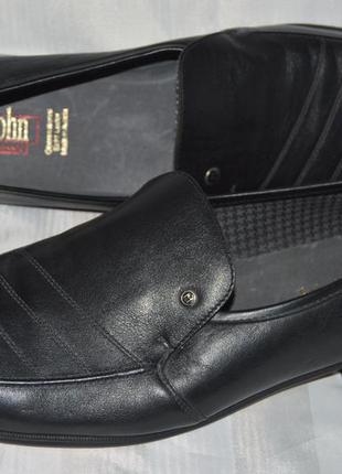 Туфли лофери m john англія кожа размер 46 (12) 45, туфлі шкіра