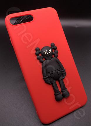 3D Чехол Kaws Для Iphone 7 plus ( красный/red）