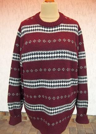 (50/52 р) полушерстяной свитер кофта джемпер пуловер оригинал ...