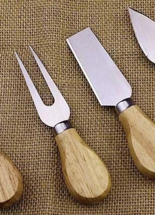 Набір ножів для сиру та нарізування Kitchen 4в1