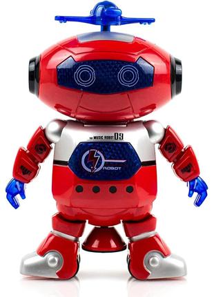 Робот детский Dance (Red) | Cветящийся интерактивный робот танцор