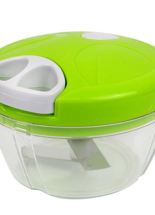 Ручной кухонный измельчитель Easy Spin Cutter (Green) | овощер...