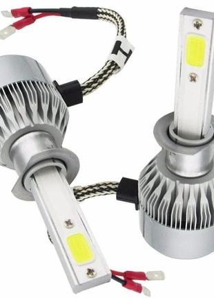 Лампа автомобильная LED C6 H1 (Silver) | Диодная лампа для авт...
