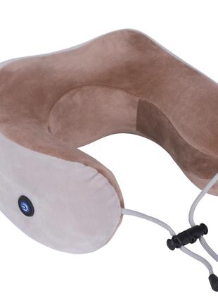 Массажная подушка U-Shaped Massage Pillow (Silver Brown)