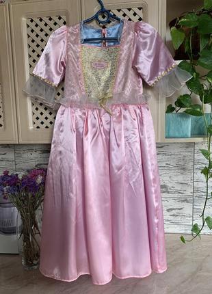 Красивое карнавальное платье 8-9 лет принцесса барби