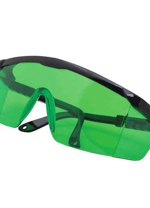 Очки зеленые усиливающие защитные для лазерного гравера, уровня