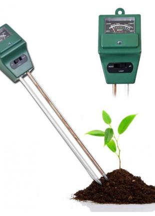 Анализатор почвы 3в1 (измеритель pH, влажности, освещенности) ...