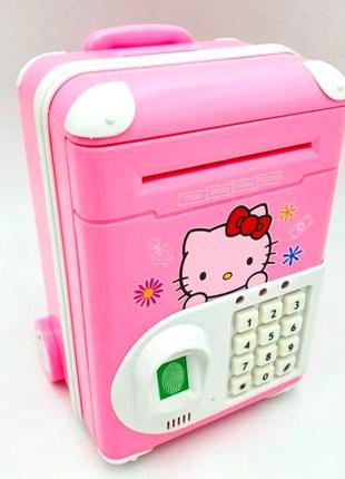 Электронная копилка сейф с отпечатком пальцев UKC Hello Kitty ...