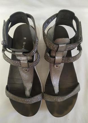 Жіночі босоніжки, сандалі шльопанці "bugatti" розмір-38 (24.5 см)