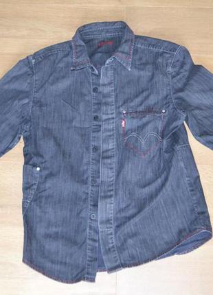 Рубашка джинсовая levis (s/m)