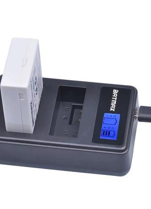 Зарядное устройство Batmax LCD2-LPE8 для аккумулятора Canon LP-E8