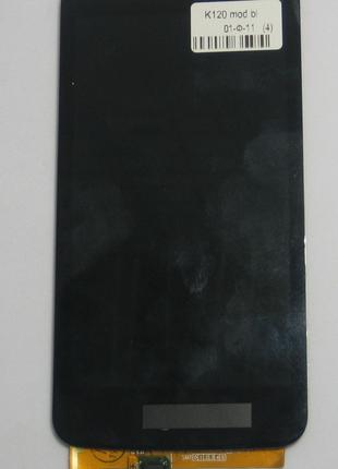 Дисплей (модуль) LG K120E K4 з сенсором, чорний
