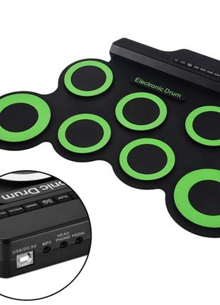 Барабаны электронные USB гибкие, барабанная установка, пэды G3002