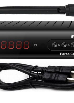 Комбинированный тюнер Foros Combo DVB-S2/T2 + Wi-Fi адаптер 5 ...