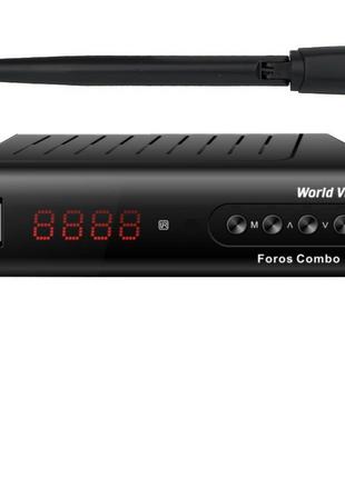 Foros Combo комбинированный тюнер DVB-T/T2/C и DVB-S/S2 + Wi-F...