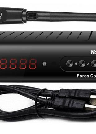 Комбинированный тюнер DVB-S2/T2 Foros Combo + Wi-Fi адаптер + ...
