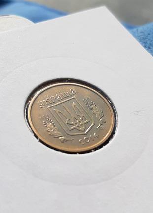 Монета Украина 10 копеек, 2014 года, из годового набора