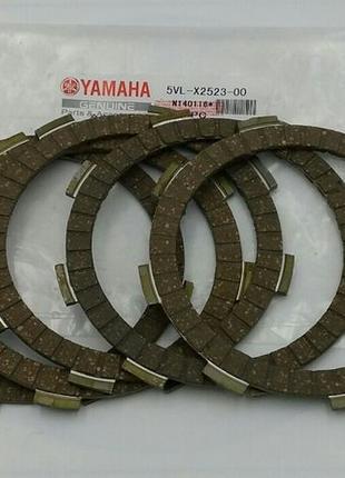 Комплект (5шт)  дисків зчеплення на Yamaha YBR-125