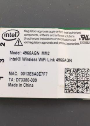 Intel 4965AGN WiFi PCI-e Карта