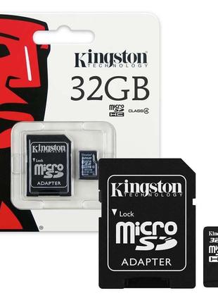 Карта памяти Kingston 32Gb micro SD Class 10