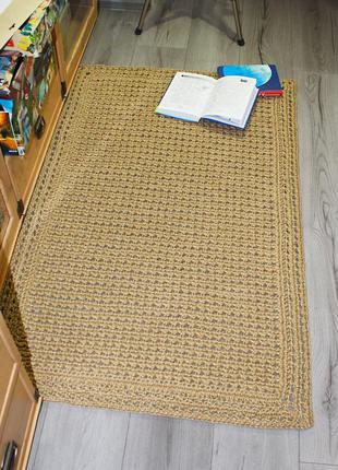 Коврик, коврик из джута, циновка прямоугольная (125х78см)