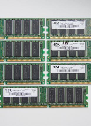 Оперативная память, DDR1, MSC PC-400, CL3, 256 Mb